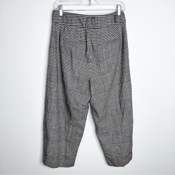 J. Crew Plaid Wool Cropped Pants Size 8 - Picture 3 of 9